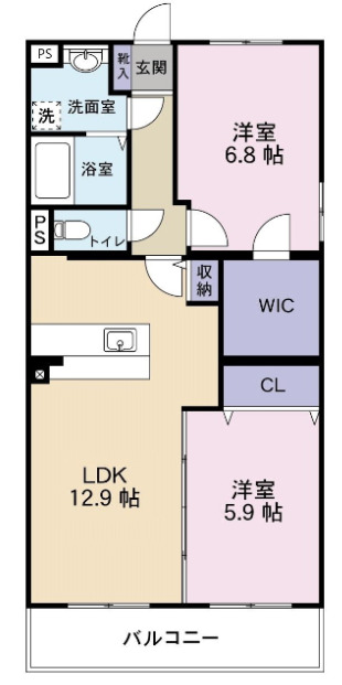 グランストークヴィレッジの間取り