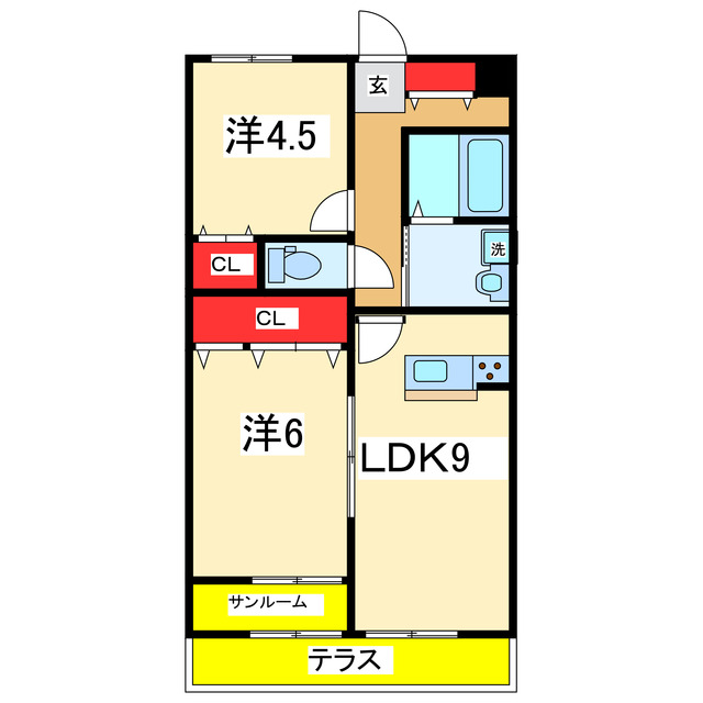 アドラブール文京町の間取り