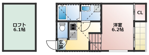 石場町ベースの間取り