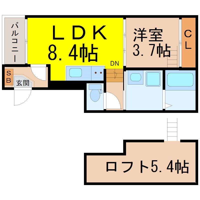 ル・ケレス八番町の間取り