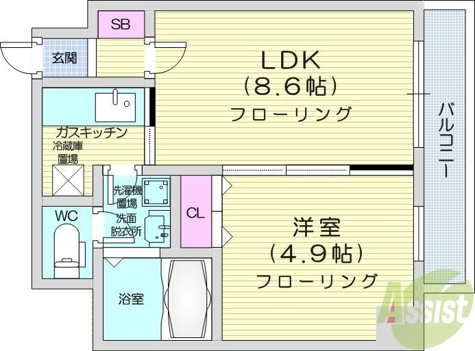 KGコートの間取り