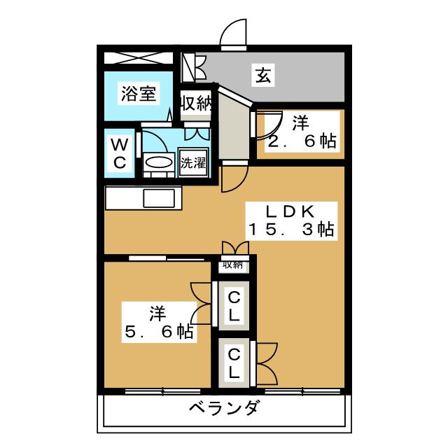 ローズガーデンの間取り