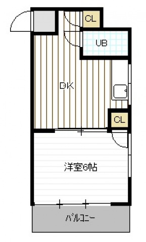 【広島市中区猫屋町のマンションの間取り】