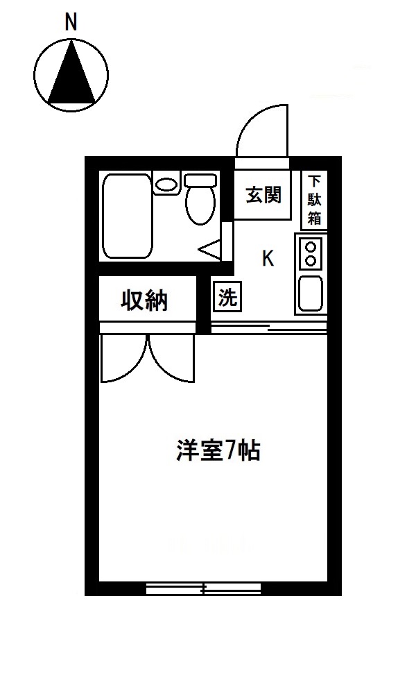 ウエストハイム谷戸の間取り写真