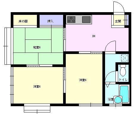 サンハイツ・外旭川の間取り