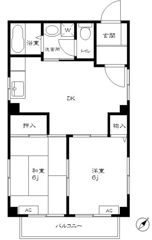 アーバンキャッスル吉野町の間取り