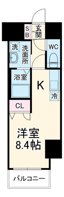 アクアラフォレ豊中の間取り