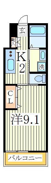 我孫子市下ケ戸のマンションの間取り