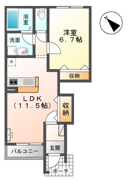 サンローズの間取り