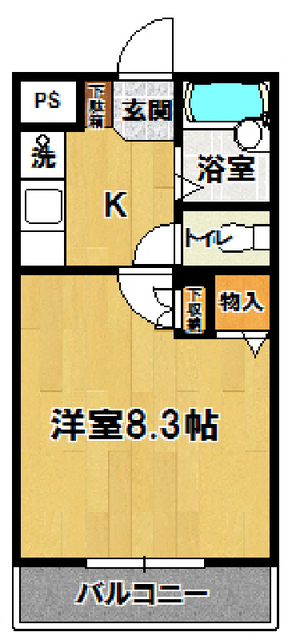 イーストサイドミネの間取り