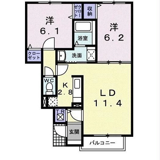 ラッフィナートIIの間取り