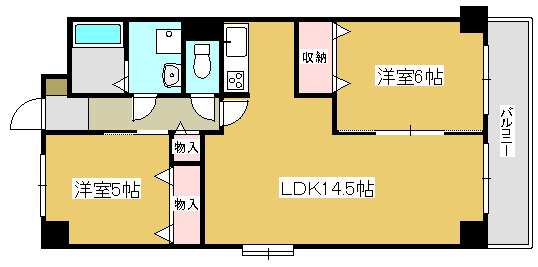 【フォレスト壱番館の間取り】