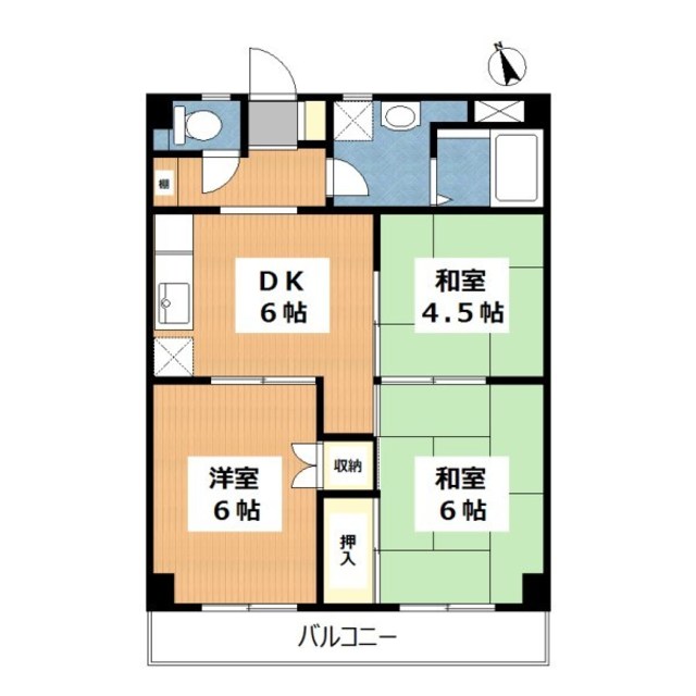 たまプラーザスカイマンションの間取り