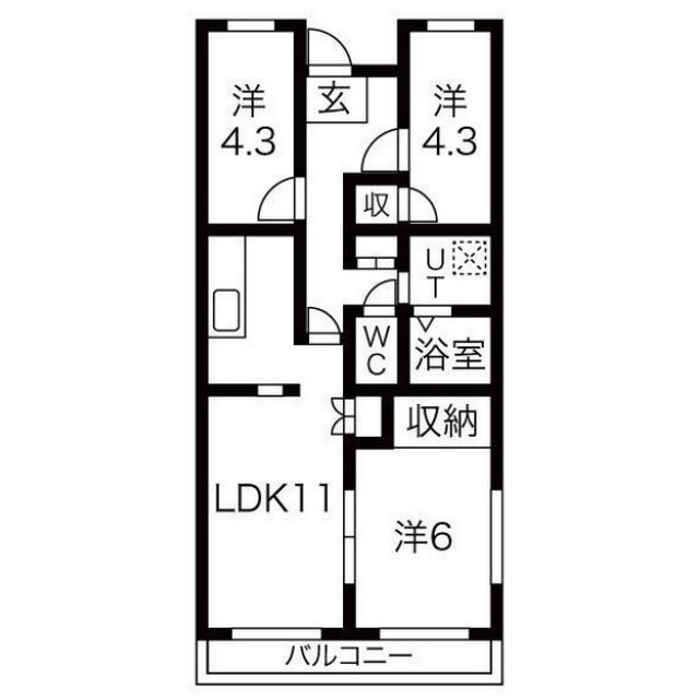 桜館IIIの間取り