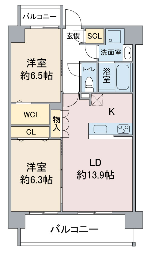 エトワール本郷駅前の間取り