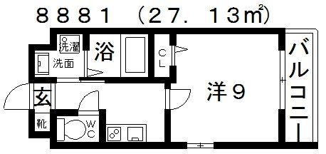 ステラウッド道明寺Iの間取り