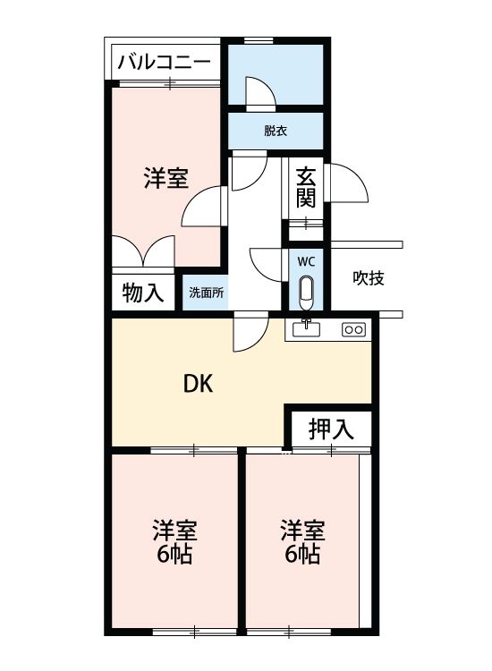 けやき台ハイツの間取り