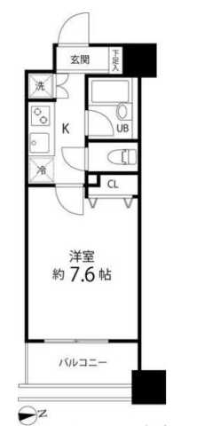 スペーシア秋葉原の間取り