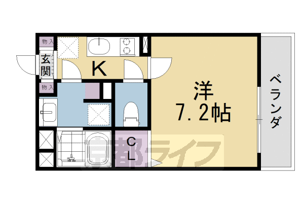 Alpha鴨川の間取り写真