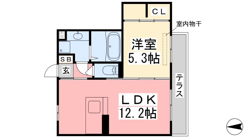 エスポワールかまたの間取り