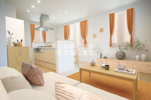 居室・リビング　こちらの家具はＣＧです。家具付きではございません。