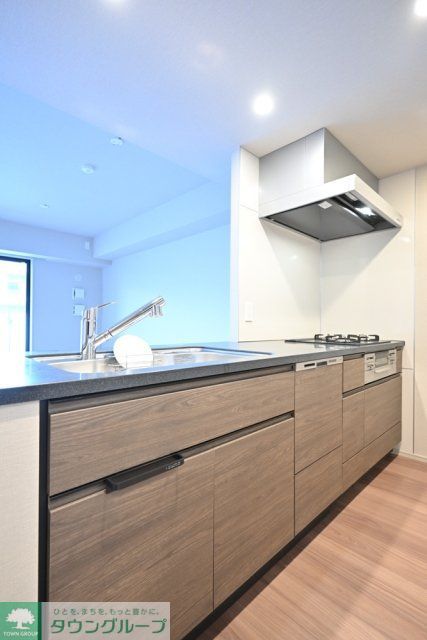 その他設備　3口ガスコンロ・グリル付