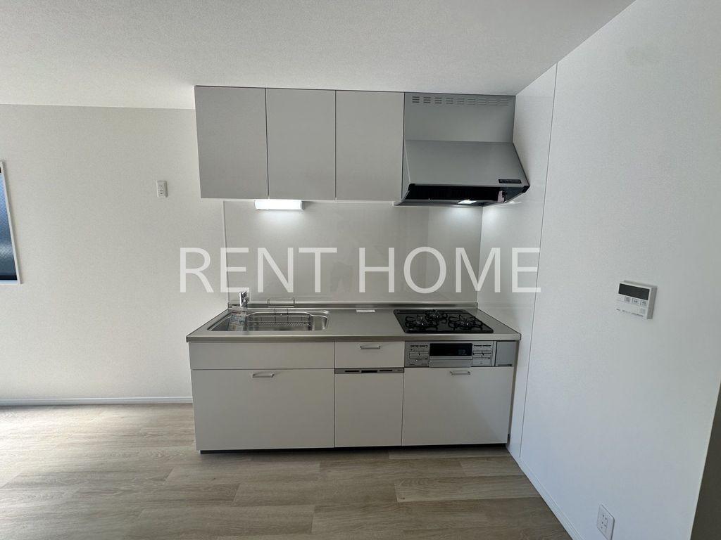 キッチン　３口ガスシステムキッチン