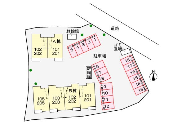 その他　駐車場配置図