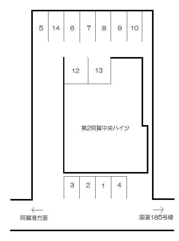 その他　駐車場敷地図