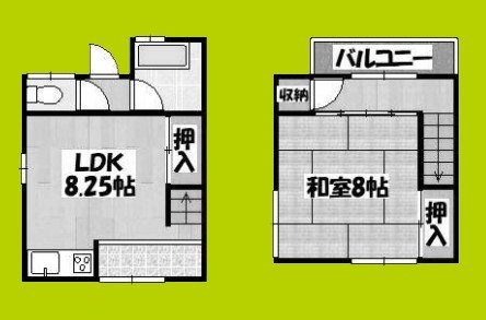 今福西3丁目貸家の間取り写真