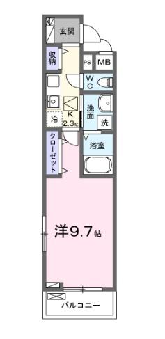 京成本線 京成臼井駅 徒歩5分 3階建 築1年の間取り写真