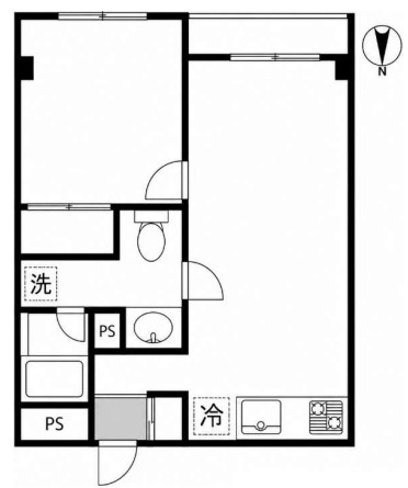 ＪＲ中央線 荻窪駅 徒歩12分 3階建 築35年の間取り写真