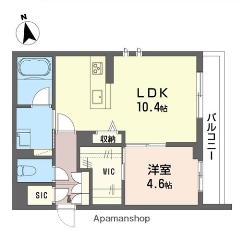 ＪＲ京浜東北線 蕨駅 徒歩12分 3階建 築3年の間取り写真