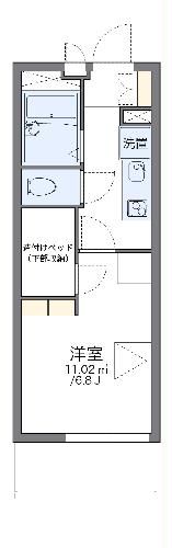 レオパレスエクシードの間取り写真