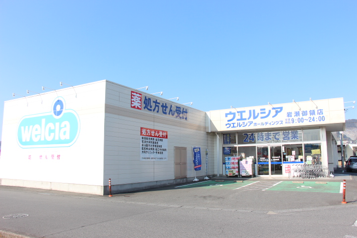 ドラックストア　ウエルシア岩瀬御領店（ドラッグストア）まで879m