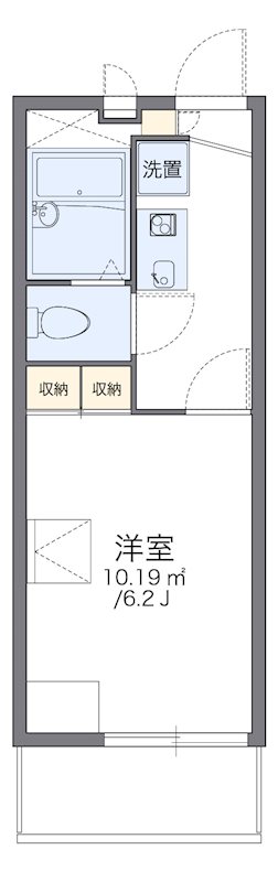 昭島市田中町のアパートの間取り