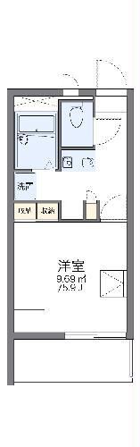 レオパレス渚の間取り