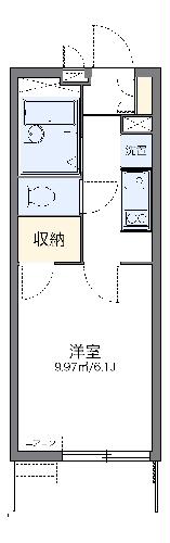 レオパレス夢咲の間取り