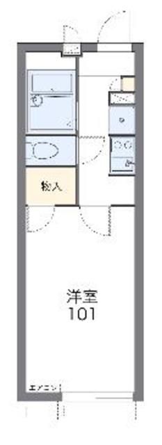 相模原市中央区上矢部のアパートの間取り