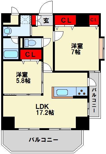 ガーデンパレスやひろIIの間取り