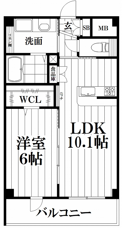 quatre Yoshidaの間取り