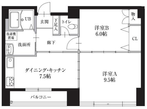 ＨＦ仙台レジデンスＥＡＳＴの間取り