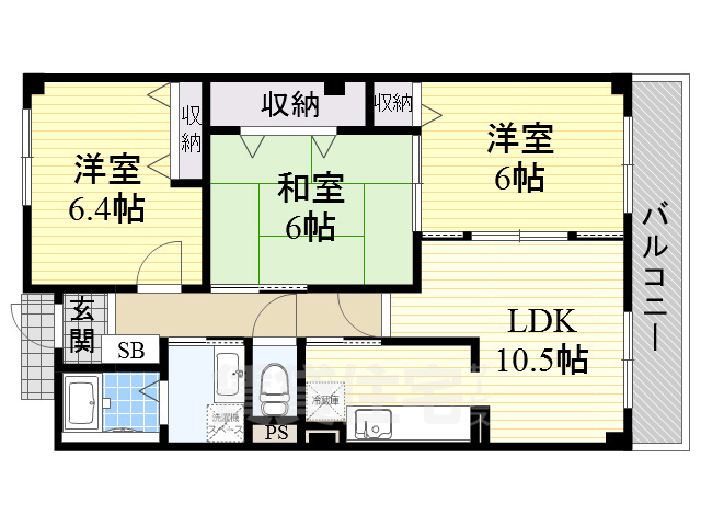 アンジェニュソレイユの間取り