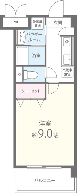 アファームドIの間取り