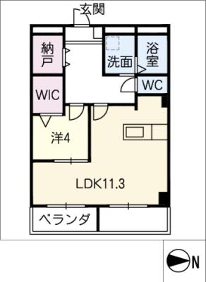 メルベーユ高針の間取り