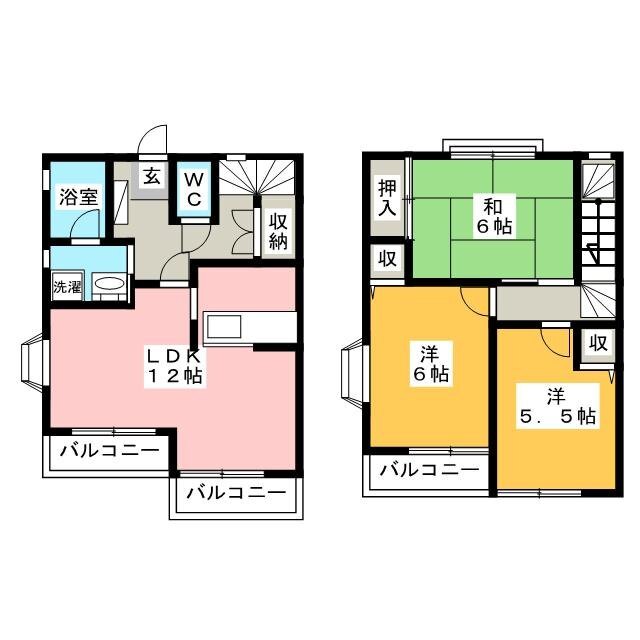 【ソレイユ川和台の間取り】