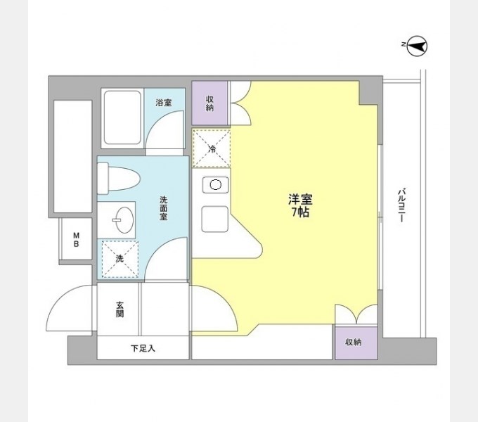 タフト下北沢の間取り