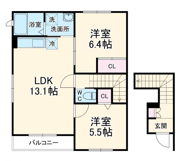 サンシャインの間取り