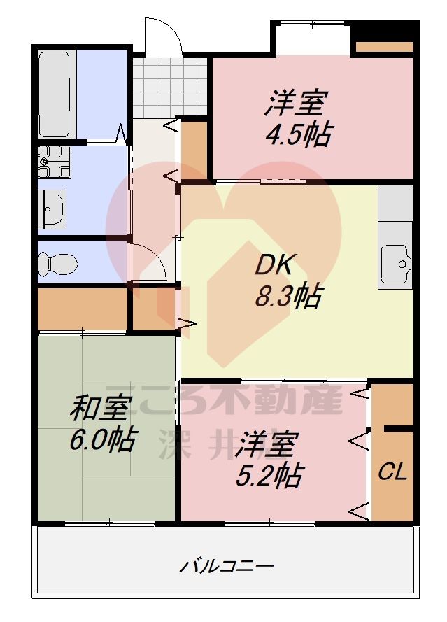 スマリオOPH守口長池町1棟の間取り