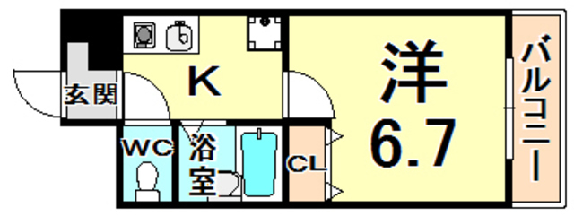 アクティ塚口の間取り